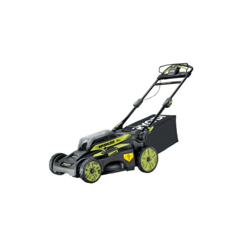 Tondeuse tractée ryobi 36v brushless coupe 51 cm - 1 batterie lithiumplus 6,0ah - 1 chargeur rapide 1,7a - ry36lmx51a-160
