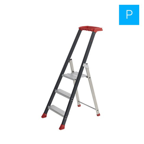 Escabeau professionnel PROLUX + Escalux - Nombre de marche au choix