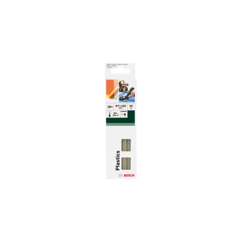 Bâtonnets de colle pour plastique - BOSCH - 10 pièces - 2609256D32