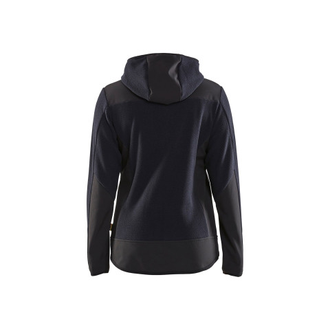 Veste tricotée softshell à capuche femme 59412536 - Couleur au choix