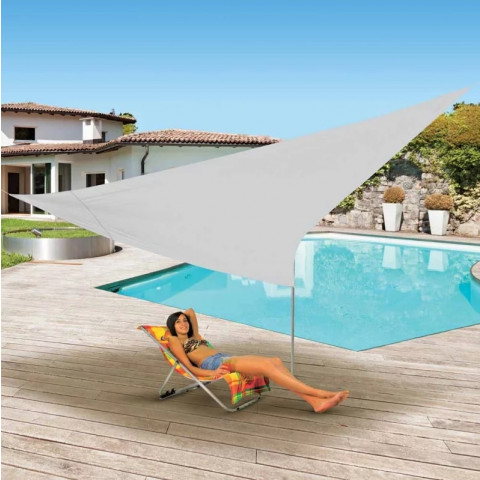 Voile d'ombrage triangulaire 3.6 x 3.6 x 3.6 m Ose (couleur au choix)
